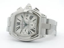 Cartier Roadster Chronograph Silver Dial Stainless Steel Automatic W62019X6 2618