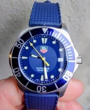 Tag Heuer Aquaracer Professional 300M Ref.WAB1112 Blue Dial Date Swiss Watch