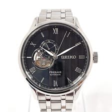 SEIKO Presage Japanese Garden 4R39 00W0 Stainless Steel Silver Automatic Men s W