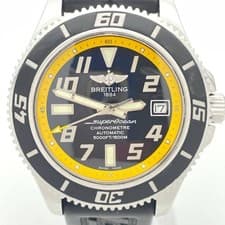 BREITLING Super Ocean 42 A17364 Date black Yellow Dial Automatic Men's Watch