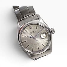 Rolex OysterDate Precision 31 mm Faded Dial Steel Manual Watch 6466 Circa 1964