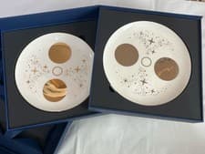 A. Lange & Soehne Moon Phase Plate Dish 2 Piece Set A. Lange & Sohne MOON PHASE