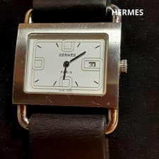 HERMES Barenia BA1.510 Date Mens Watch Automatic Luxury Swiss Running