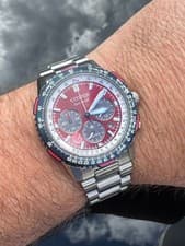 CITIZEN Promaster Navihawk CA-4668-51x Eco-Drive Chrono Snowbirds Edition RED
