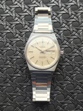 Omega Seamaster Patina Linen Dail Automatic Vintage Watch Cal 1020