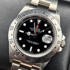 Rolex Explorer II Black Dial 16570 Engraved Rehaut 40mm Automatic Watch - 2009