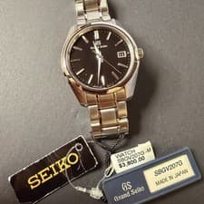 Grand Seiko Heritage Men's Black Watch - SBGV207