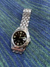 Eterna Kontiki 1958 Automatic Date Black Dial Vintage Men's Watch from JP