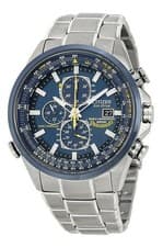 Citizen Men's Blue Angels World Chronograph Eco Drive Watch AT8020-54L NEW