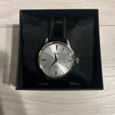 SEIKO Presage Automatic Winding Silver Watch Leather Band - Haru Exclusive