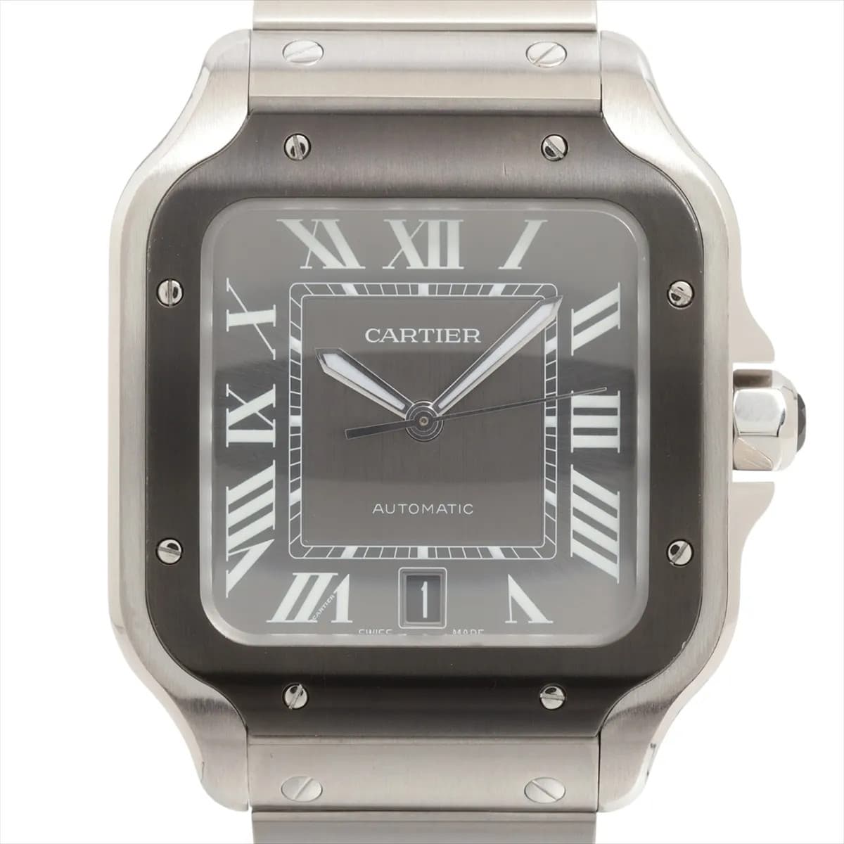 Cartier Santos Doo Cartier LM WSSA0037 SS SS AT Gray-Face