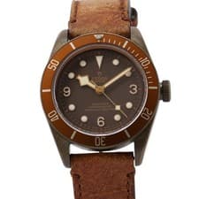 TUDOR Heritage Black Bay Bronze 43mm Bronze/Leather Brown Dial 79250BM