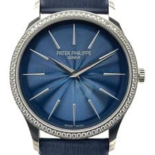 PATEK PHILIPPE Calatrava 4997/200G-001 Blue 18K White Gold Automatic #OK093