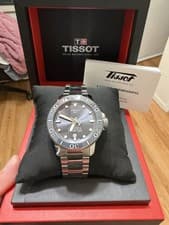 Tissot Seastar 1000 Powermatic 80 Automatic Diver Watch 43mm Silver Steel