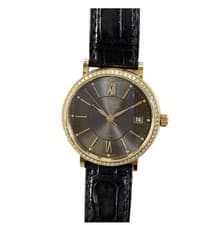 IWC Portofino 37 IW4581-08 18K Rose Gold Diamond Bezel Auto Mens Swiss Watch