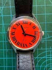 Vintage Citizen Marine Star. 1968. Rare orange dial. original.