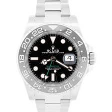 2025 PAPERS Rolex GMT-Master II BRUCE WAYNE Ceramic Steel OYSTER 126710 GRNR BOX