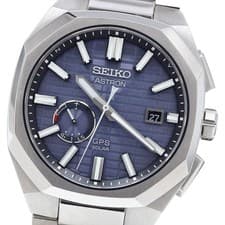 SEIKO Astron Nexter DYNA SBXD013 Blue Solar Radio Analog Men's Wristwatch