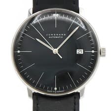 JUNGHANS Max Bill Automatic Watch Black Dial SS