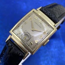 Exquisite Vintage 1939 Man’s HAMILTON ROSS Stunning Case Fully Serviced WARRANTY