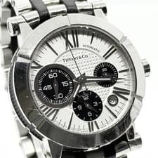 TIFFANY & Co. Watch Atlas Gent T10021237 Z1000.82.12A21A00A White AT Men Working