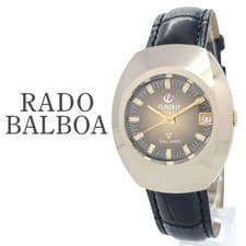 RADO Men’s Balboa Automatic Date Watch, Luxury Steel, Used