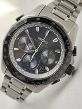Seiko Brightz Radio Solar Chronograph Titanium Limited 490 Japan Used