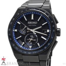Seiko Men s Watch Astron Nextar Solar Radio Titanium Black Dial SBXY041 8B63 0BB