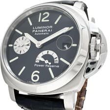 PANERAI  Luminor Power Reserve PAM00125 Watches Stainless Steel/leather Mech...