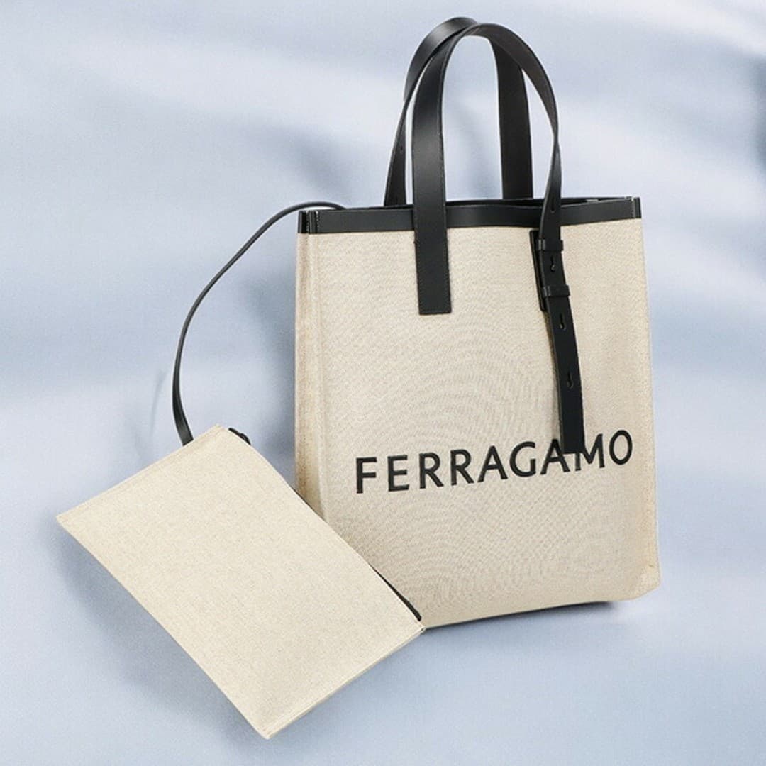 New Ferragamo Ferragamo Bag Ladies 241297FABRIC NA NE 764 870 from JAPAN