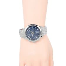 Tissot PRC200 Men's Steel Watch with Blue Dial, 40mm