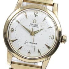 OMEGA 2577-11SC Seamaster Half-Rotor Cal.354 Men's Watch From Japan G0419
