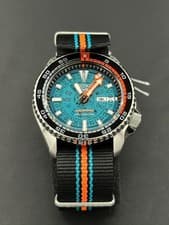 Seiko 5 SBSA315 Bamford Automatic Men's Watch Blue Dial Analog Round From Japan