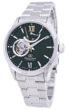 Orient Star Green Dial Power Reserve Japan Made 100M RE-AT0002E00B Mens Watch