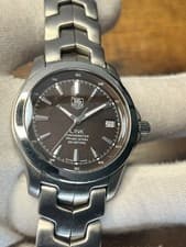 TAG HEUER Watch WJF211A 39mm Rare Brown Dial Box And Papers Recently Serviced