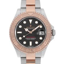 ROLEX Yacht Master 37 268621 black Random Number second hand Boys (Unisex)