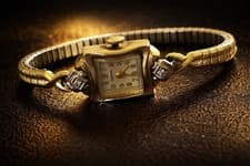 Vintage Bertmar 14K Gold Ladies Watch Swiss 15 Jewel Working Cocktail Speidel