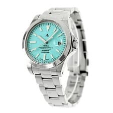 NAVAL WATCH Men's Automatic Steel Blue Dial Silver Band Used FROM JAPAN