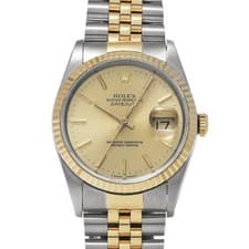 ROLEX Datejust 16233 Champagne WATCH 723311