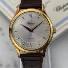 1998 Chopard LUC Ref 16/1862 36mm 18K Yellow Gold Automatic Watch Box Papers