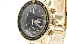 ▶️【N MINT】SEIKO Flightmaster 7T62-0EB0 Quartz Alarm Chronograph Mens Watch JAPAN