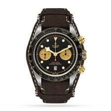 Tudor Black Bay Chrono S&G Yellow Gold Two-Tone Black Dial Watch M79363N-0002