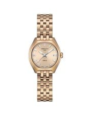 CERTINA Women Analog Quartz Casual Watch Classic Dress Golden Dial Waterproof Ro