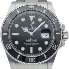 ROLEX Submariner Date Watch 126610LN Stainless Steel mensWatch black USED