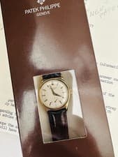 Rare 1973 Patek Philippe Ref 96 Calatrava 18k Gold Service & Archive~ 1 Owner