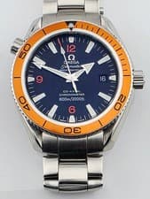 Sharp Omega Seamaster Planet Ocean 42 mm Black Dial Orange 600M 2209.50.00