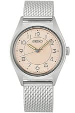SEIKO Selection SSEH027 Ladies Pink Dial Mesh Band "The Steady" New R8041064