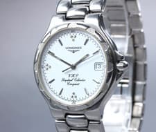 Vintage [NEAR MINT] Longines L1.627.4 V.H.P. Conquest Perpetual Quartz Men Watch