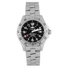 Breitling Superocean Stainless Steel Black Dial 42mm A17360