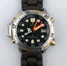 CITIZEN PROMASTER AQUALAND DIVERS Watch **NEAR MINT** 5862-f80103 Vintage 200m